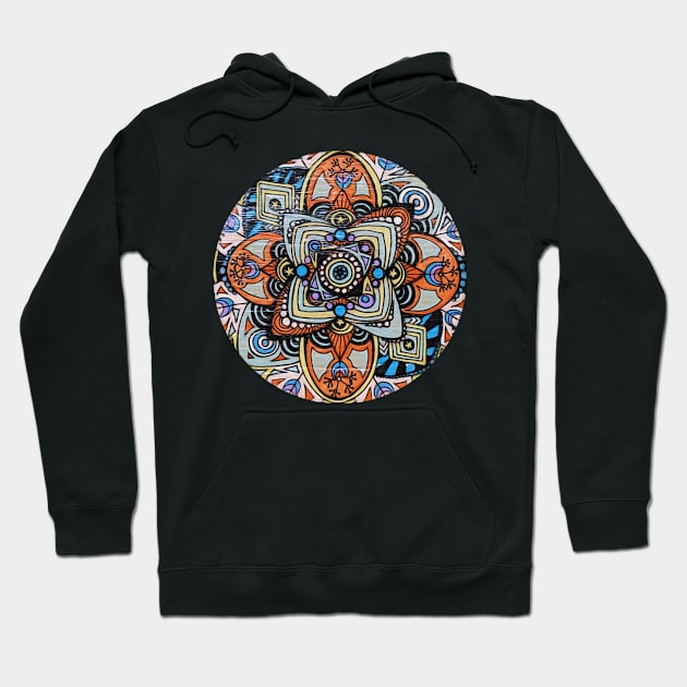 70's Vibe Mandala Hoodie by AmeUmiShop